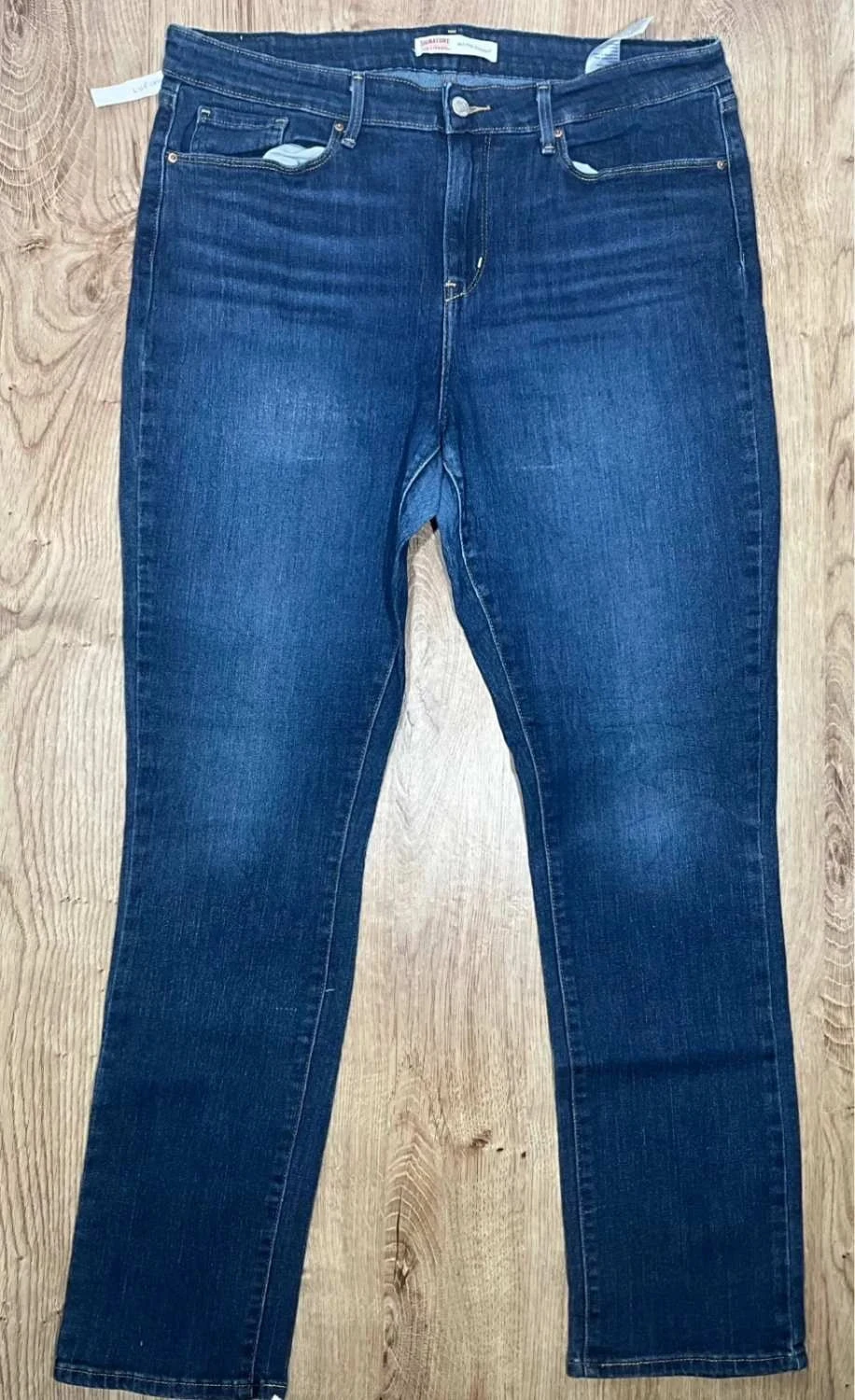 Jean Levi's Mid-Rise Straight Taille W33 L32 Prepy Bleu Foncé Lvf 006 – photo 2